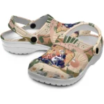 customized duke blue devils desert cactus pattern clogs best selling