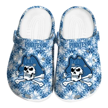 customized east carolina pirates snowflake mosaic clogs best selling