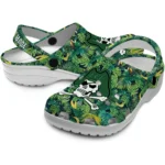 customized east carolina pirates tropical leaves clogs best selling