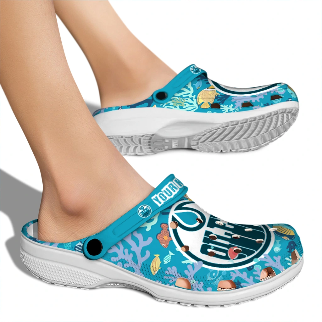 customized edmonton oilers tropical fish ocean clogs fashion forward customized edmonton oilers tropical fish ocean clogs fashion forward