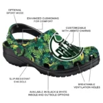 customized edmonton oilers tropical leaves clogs best selling