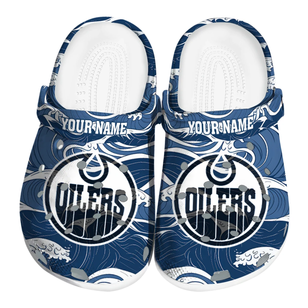 customized edmonton oilers wave flow clogs best selling customized edmonton oilers wave flow clogs best selling