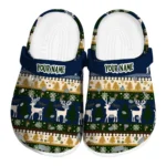 customized fiu panthers christmas motif clogs best selling