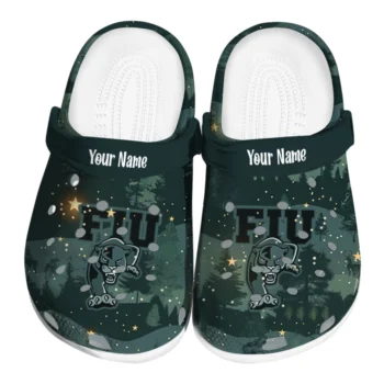 customized fiu panthers deer nightscape clogs best selling