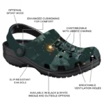 customized fiu panthers deer nightscape clogs best selling