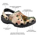 customized fiu panthers desert cactus pattern clogs best selling