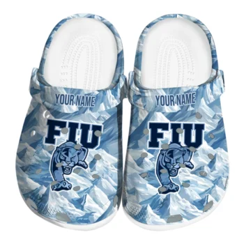 customized fiu panthers mountain artwork clogs best selling