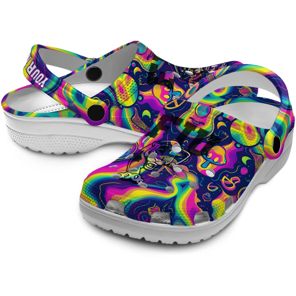 customized fiu panthers swirling mushrooms clogs high quality customized fiu panthers swirling mushrooms clogs high quality