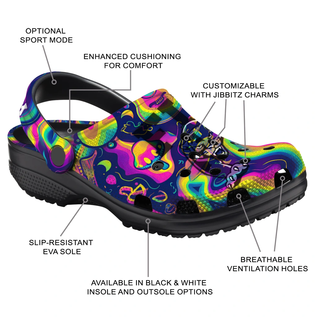 customized fiu panthers swirling mushrooms clogs new arrival customized fiu panthers swirling mushrooms clogs new arrival