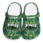customized florida atlantic owls tropical leaves clogs best selling