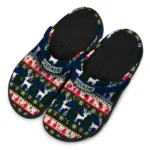 customized florida panthers christmas motif clogs best selling