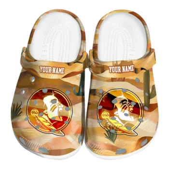 customized florida state seminoles desert layers clogs best selling