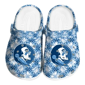 customized florida state seminoles snowflake mosaic clogs best selling