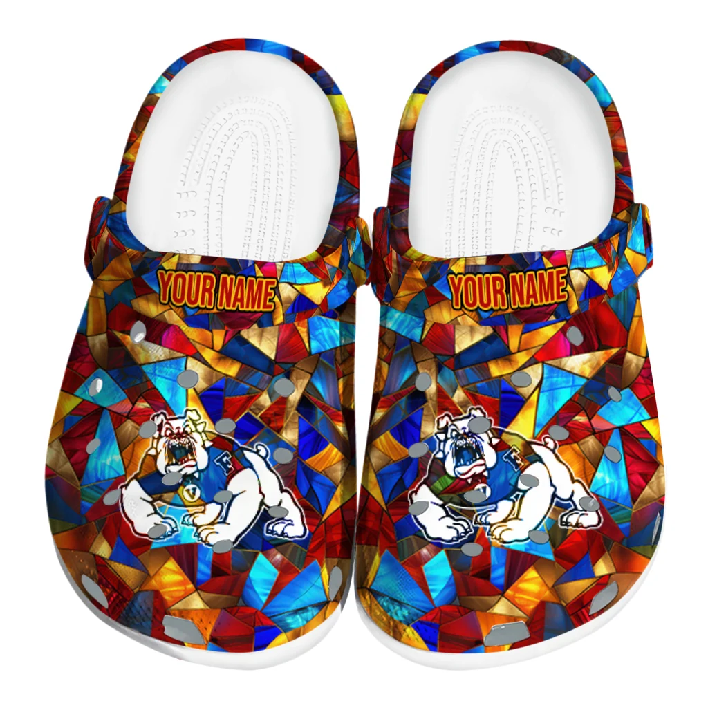 customized fresno state bulldogs prism pieces clogs best selling customized fresno state bulldogs prism pieces clogs best selling