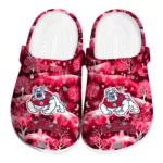customized fresno state bulldogs snowy hills clogs best selling