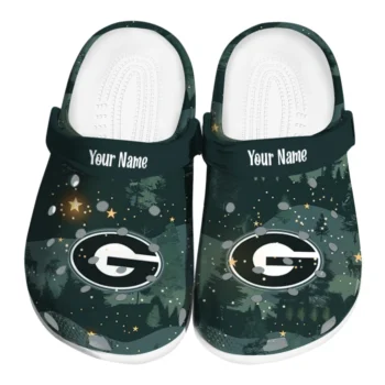 customized georgia bulldogs deer nightscape clogs best selling