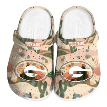 customized georgia bulldogs desert cactus pattern clogs best selling
