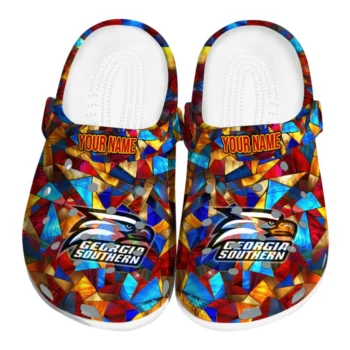 customized georgia southern eagles prism pieces clogs best selling