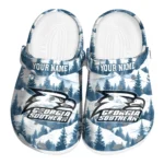customized georgia southern eagles snowy mountains clogs best selling