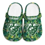 customized georgia state panthers tropical leaves clogs best selling