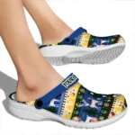 customized golden state warriors christmas motif clogs best selling