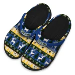 customized golden state warriors christmas motif clogs best selling