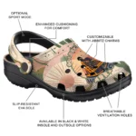 customized golden state warriors desert cactus pattern clogs best selling