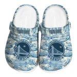 customized golden state warriors sea swirls clogs best selling