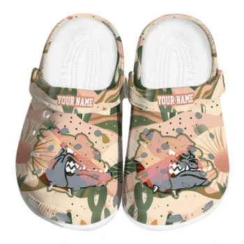 customized gonzaga bulldogs desert cactus pattern clogs best selling