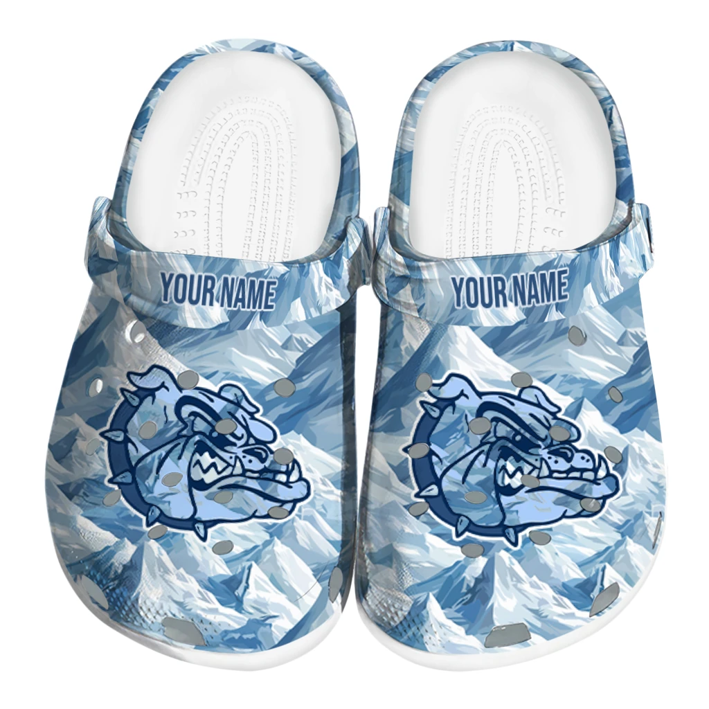 customized gonzaga bulldogs mountain artwork clogs best selling customized gonzaga bulldogs mountain artwork clogs best selling