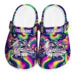 customized gonzaga bulldogs swirling mushrooms clogs best selling