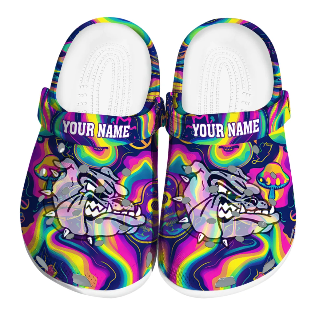 customized gonzaga bulldogs swirling mushrooms clogs best selling customized gonzaga bulldogs swirling mushrooms clogs best selling
