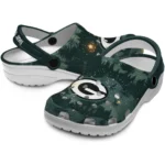 customized green bay packers deer nightscape clogs best selling