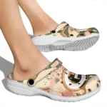 customized green bay packers desert cactus pattern clogs best selling