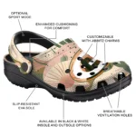 customized green bay packers desert cactus pattern clogs best selling