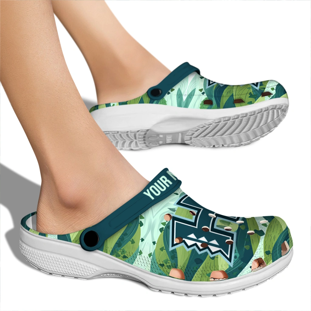 customized hawaii rainbow warriors hills illustration clogs fashion forward customized hawaii rainbow warriors hills illustration clogs fashion forward