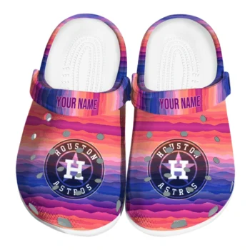 customized houston astros wavy stripes clogs best selling