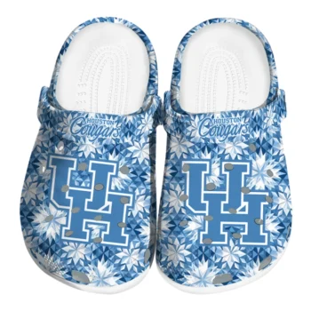 customized houston cougars snowflake mosaic clogs best selling