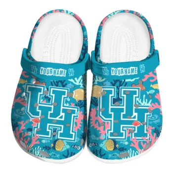 customized houston cougars tropical fish ocean clogs best selling