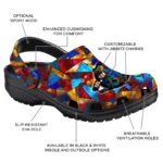 customized houston rockets prism pieces clogs best selling