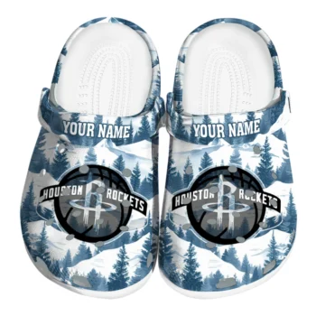 customized houston rockets snowy mountains clogs best selling