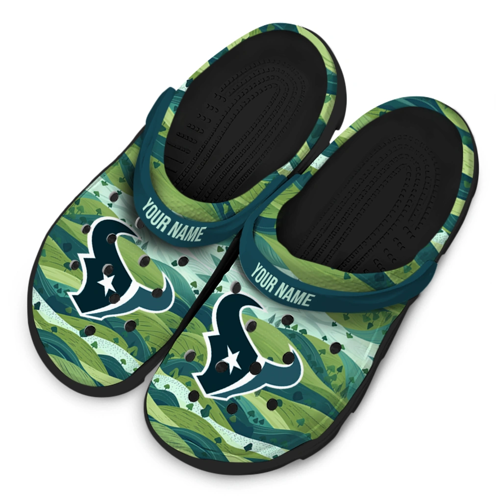 customized houston texans hills illustration clogs latest model customized houston texans hills illustration clogs latest model