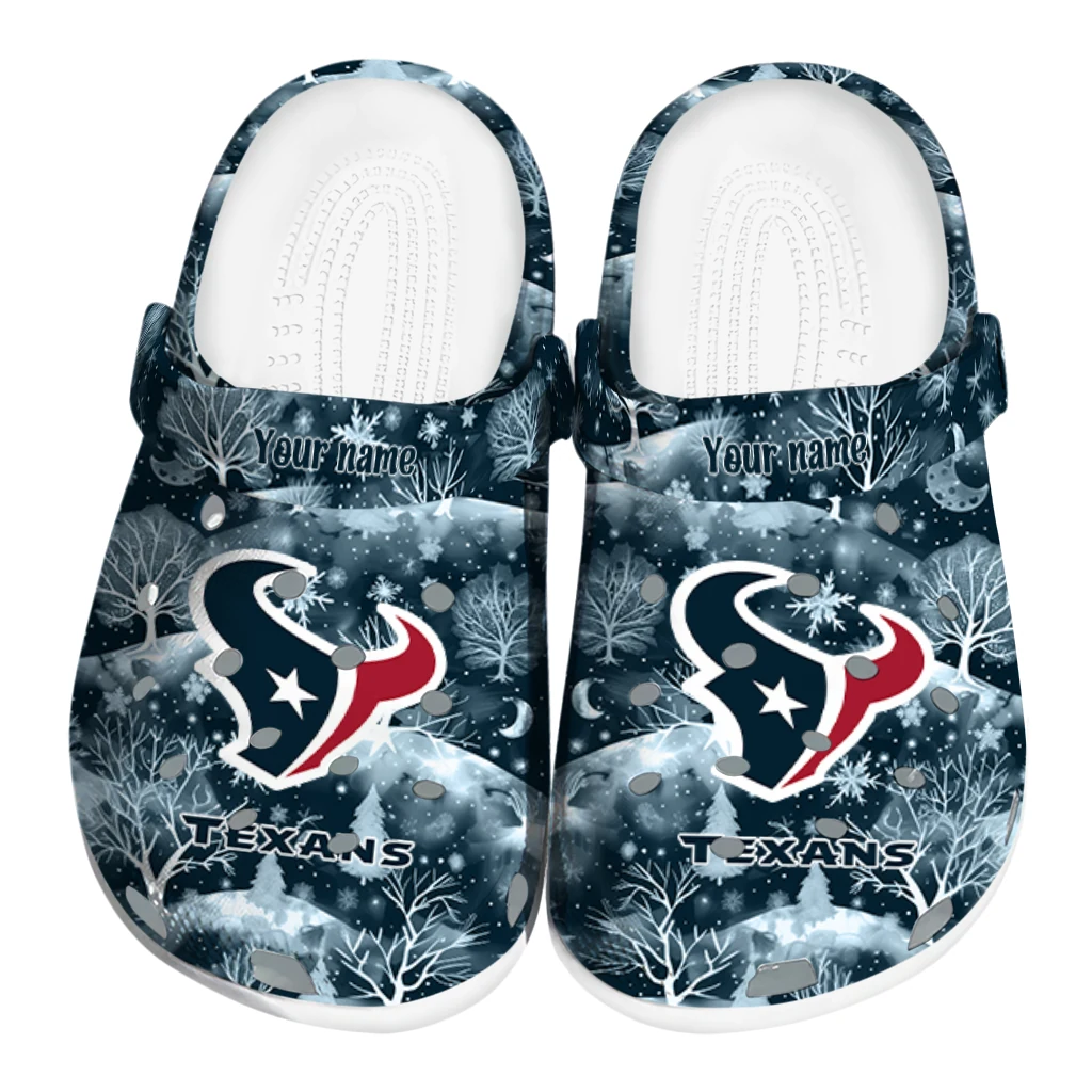 customized houston texans snowy hills clogs best selling customized houston texans snowy hills clogs best selling