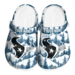 customized houston texans snowy mountains clogs best selling