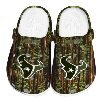 customized houston texans woods forest designs clogs best selling