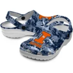 customized illinois fighting illini snowy hills clogs best selling