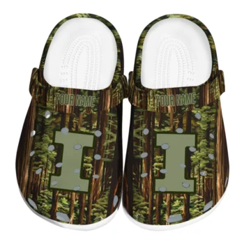 customized illinois fighting illini woods forest designs clogs best selling
