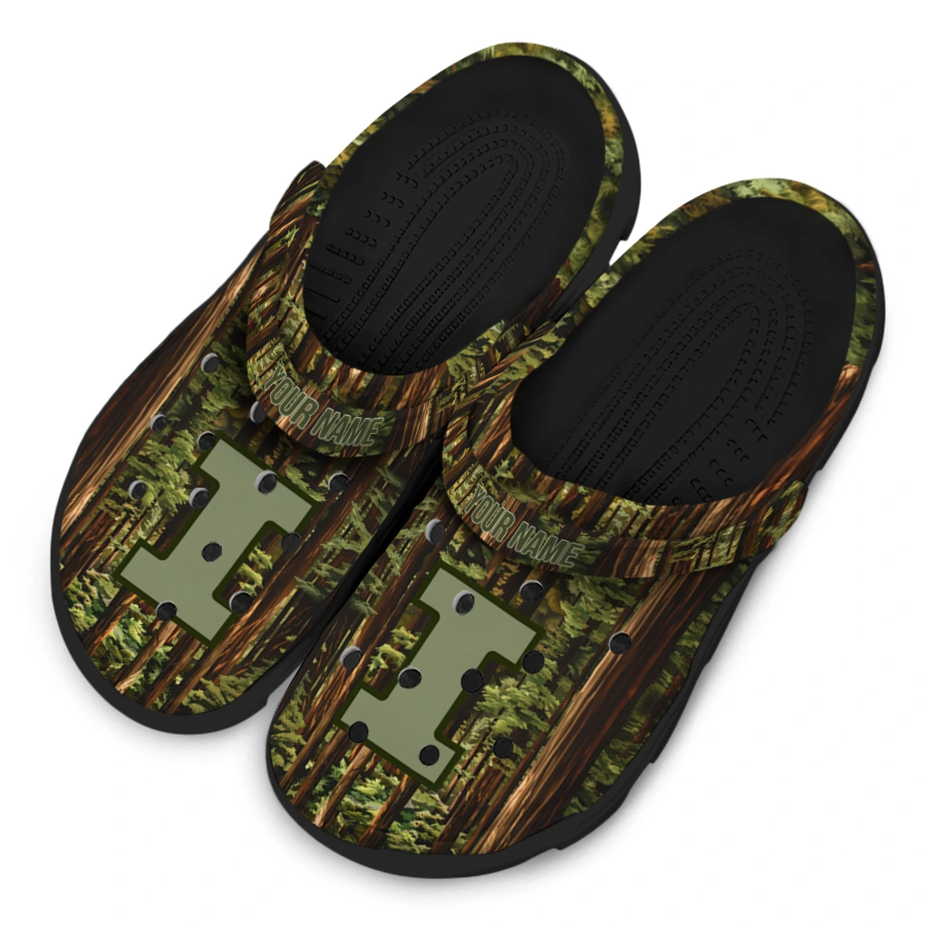 customized illinois fighting illini woods forest designs clogs latest model customized illinois fighting illini woods forest designs clogs latest model