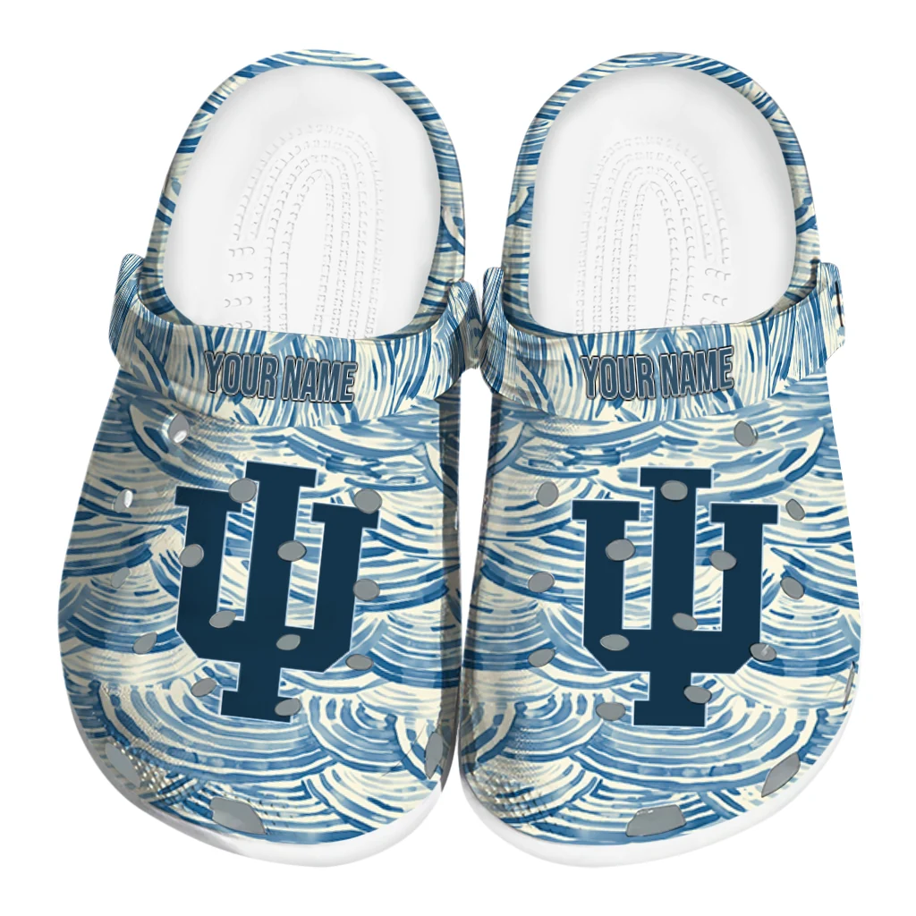 customized indiana hoosiers sea swirls clogs best selling customized indiana hoosiers sea swirls clogs best selling