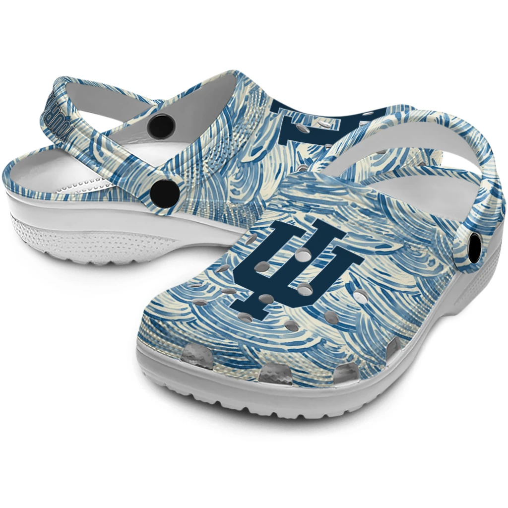 customized indiana hoosiers sea swirls clogs high quality customized indiana hoosiers sea swirls clogs high quality